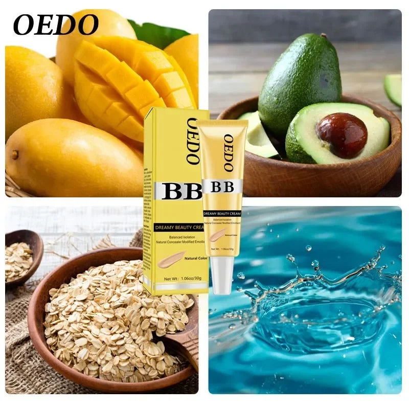 Dreamy Beauty Cream Makeup Natural Concealer BB Cream Face Care Modified Emollient Easy to Wear Sun Block Whitening Cream 30g