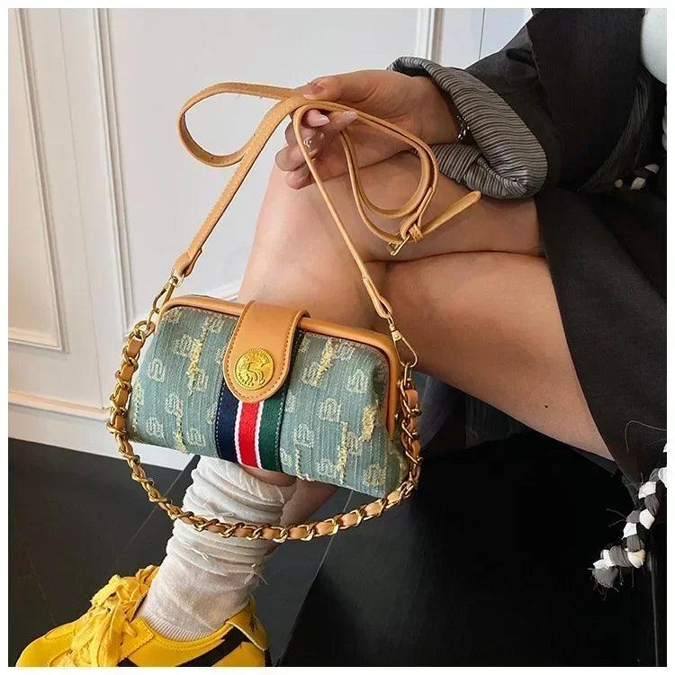 Luxury - grade 2025 women’s niche - designed cowboy - cloth bags - fashion - forward crossbody shoulder & under - arm