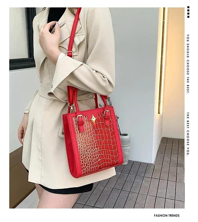 Elegant classic designer paris fashion inspired handbag for women with minimalist vintage charm and logo