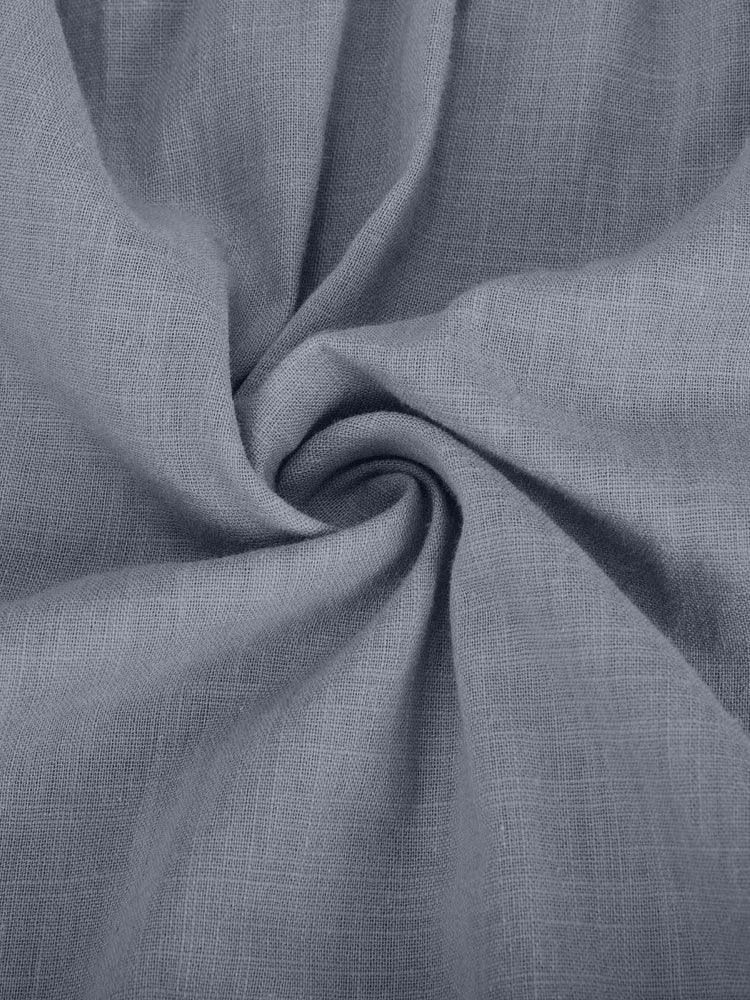 Summer cotton linen lace women's top 8865