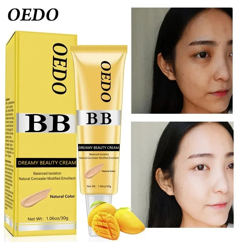 Dreamy Beauty Cream Makeup Natural Concealer BB Cream Face Care Modified Emollient Easy to Wear Sun Block Whitening Cream 30g