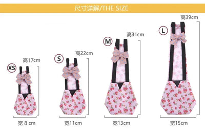 Pet Cloth Diaper for Farm Goose Duck Chicken Poultry Adjustable Washable Creative Bowknot Clothes Pet Mascotas Accessories DC05