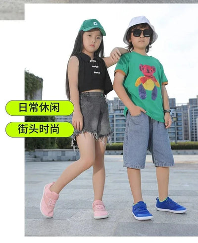 Little Big Kid Wide Barefoot Shoes Boys Girls Minimalist Sneakers Lightweight Non Slip Narutal Children Walking Shoes Skate Flat