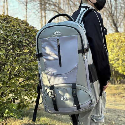 Climbing Backpack with Shoes Pocket Outdoor Travel Hiking Trekking Camping Sports Bag Large Mountaineering Luggage Rucksack