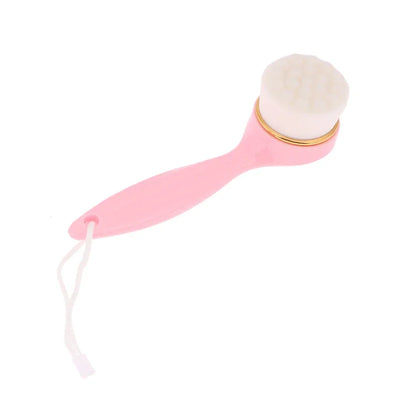 Handle Facial Washing Brush Exfoliating Face Brush Facial Brush Face Cleansing Brush For Lady Face Cleaning Women