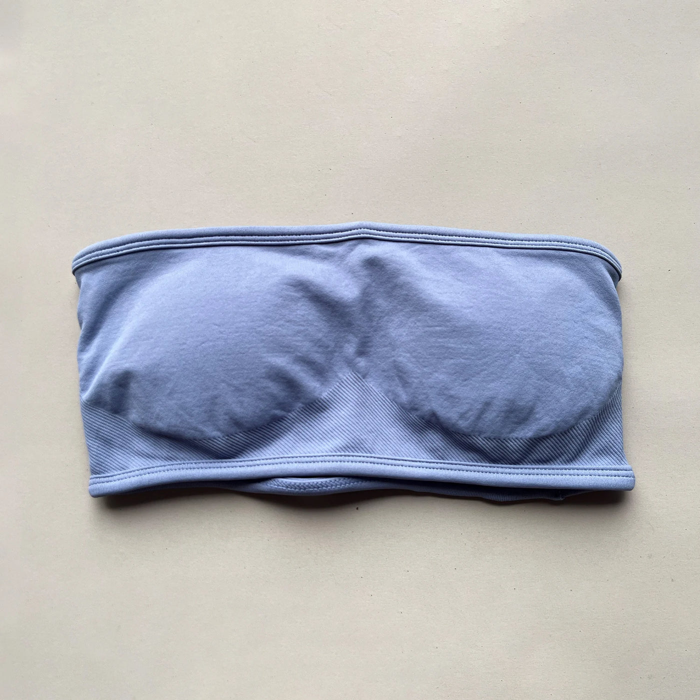 NO LOGO Backless Bandeau Sports Bra Gym Women Top Crop Tube Yoga Tops Halter Sports Seamless Bras Scrunch Workout Yoga Tank