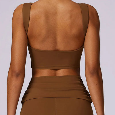 Sports Underwear Women Sexy Workout Sports Bras Tights Crop Top Yoga Vest Shockproof Gym Push Up Fitness Athletic Brassiere