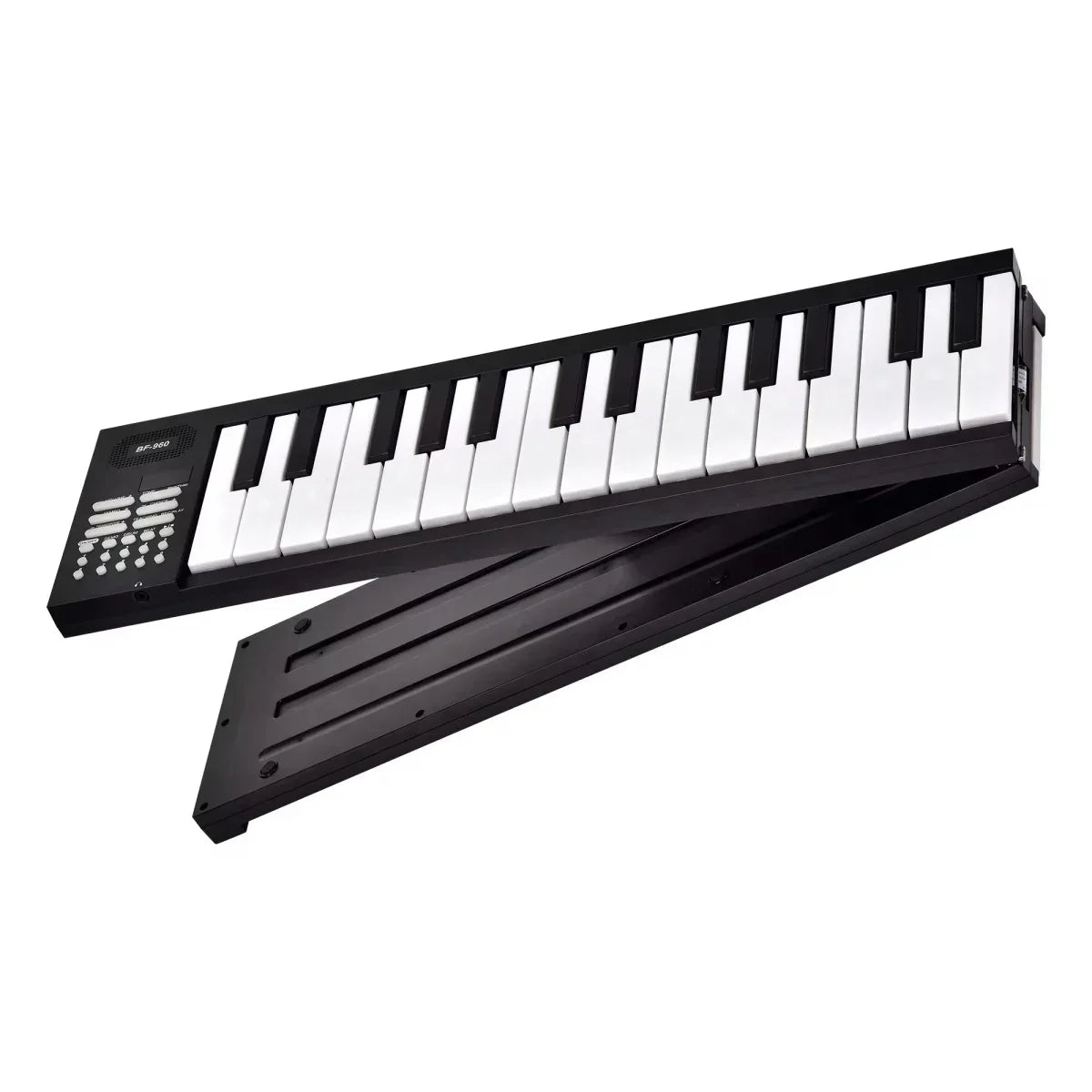 61 Key Foldable Electronic Piano Portable Piano Keyboard w/LED Display/Built-in Battery/Electronic Keyboard Musical Instrument