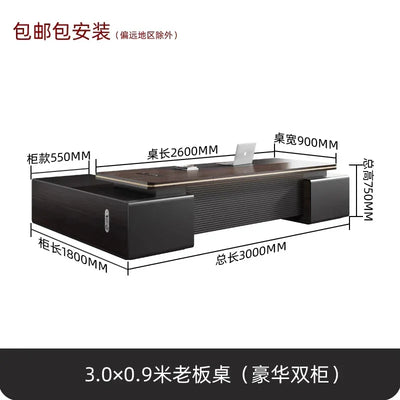 Luxurious Office Desk Modern Computer Table With Practical Organizer Perfect Gaming Enthusiasts Professionals Home Decoration