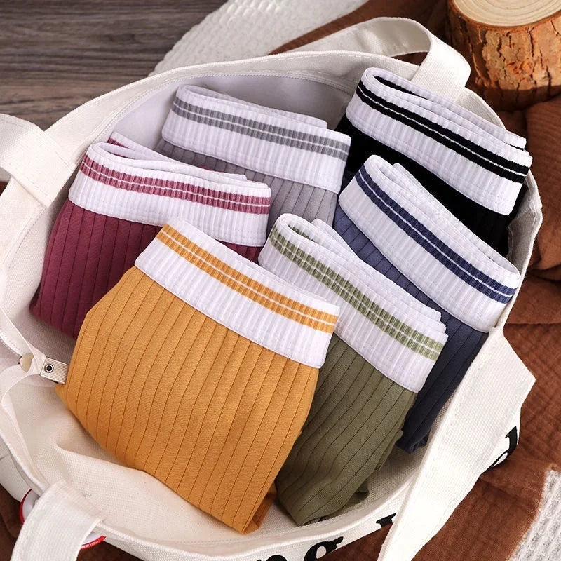 Women Boxers Underwear Cotton Ladies Safety Short Pants Female Seamless Underpants Solid Cozy Breathable Boyshorts Sexy Panties