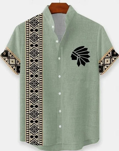 Men's New Linen Hawaiian Shirt 3D Fashion Short Sleeve Casual Urban Trend Summer Comfort Vacation