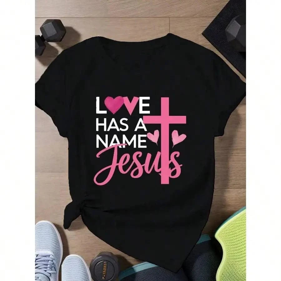 Christian Plus Size Women's T-Shirts - Jesus