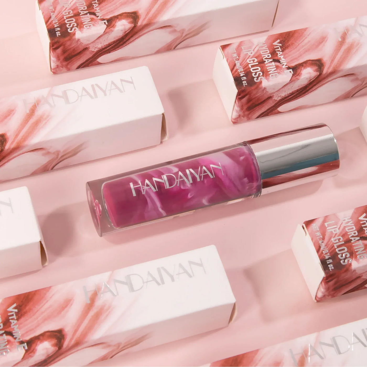 Long Lasting Lip Gloss Vitamin E Infused Plumping Glaze Hydrating Nude Color Liquid Balm Glossy Makeup Shine