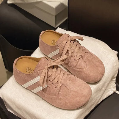 2025 Casual Sneakers Woman Shoes Slippers Flats Platform Sandals Mules NEW Brand Designer Lace Up Loafers Summer Womens Sneakers