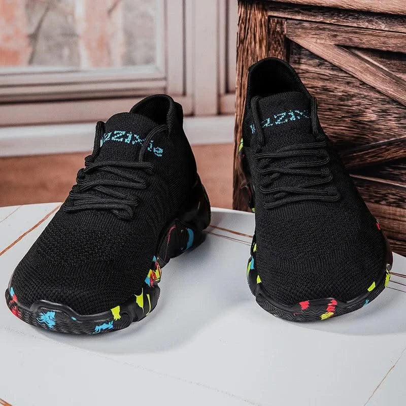 Wide Toe Box Barefoot Shoes Men Women Minimalist Zero Drop Casual Mesh Sneakers