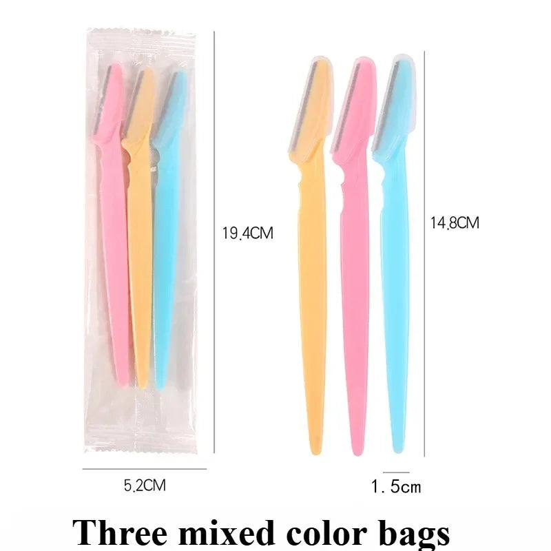 Eyebrow Razor and Facial Razor for Women Multipurpose Exfoliating Dermaplaning Tools with Precision Cover Safety Beauty New