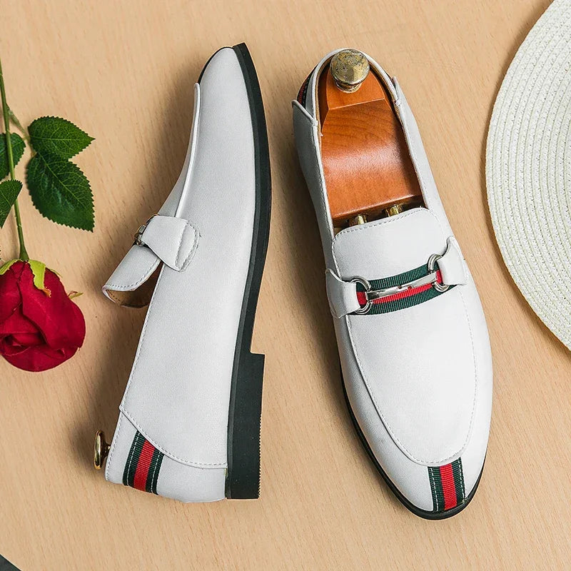 2024 high-end oversized men's Oxford shoes, breathable British wedding groom business soft sole casual shoes