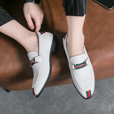 2024 high-end oversized men's Oxford shoes, breathable British wedding groom business soft sole casual shoes