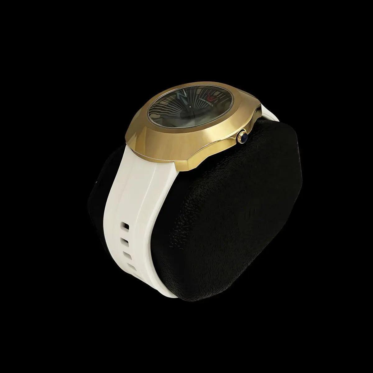 Premium high-end fashion quartz men’s watch – waterproof date display comfortable imported rubber strap