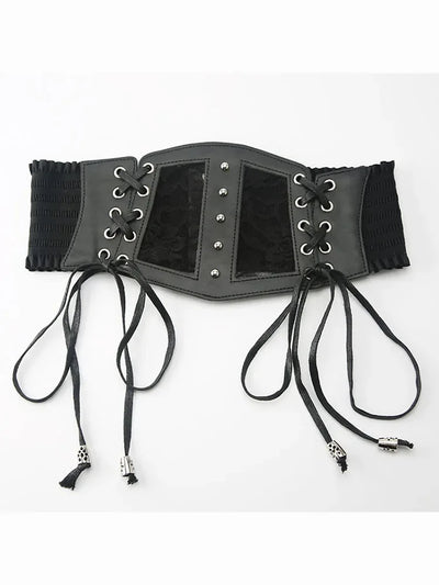 Women Corset Black Sexy Lace Girdle Underbust Waist Bandage Bustier Body Elastic Waistband Corset Mujer корсет женский