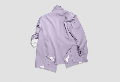 New Designer Men Loose Fit Double Breasted Blazer Two Piece Set Oversized Suit Business Casual Outfits Suit Fashion Matching Set