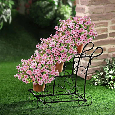 Fake Flowers Outdoor UV Resistant Faux Plants For Outside Yard Wedding Indoor Home Kitchen Farmhouse Decor Artificial Plants