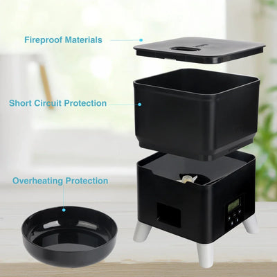 2L Automatic Pet Feeder Smart Food Dispenser for Cats and Dogs Timed Quantitative Feeding Scientific Feeding Pet Supplies