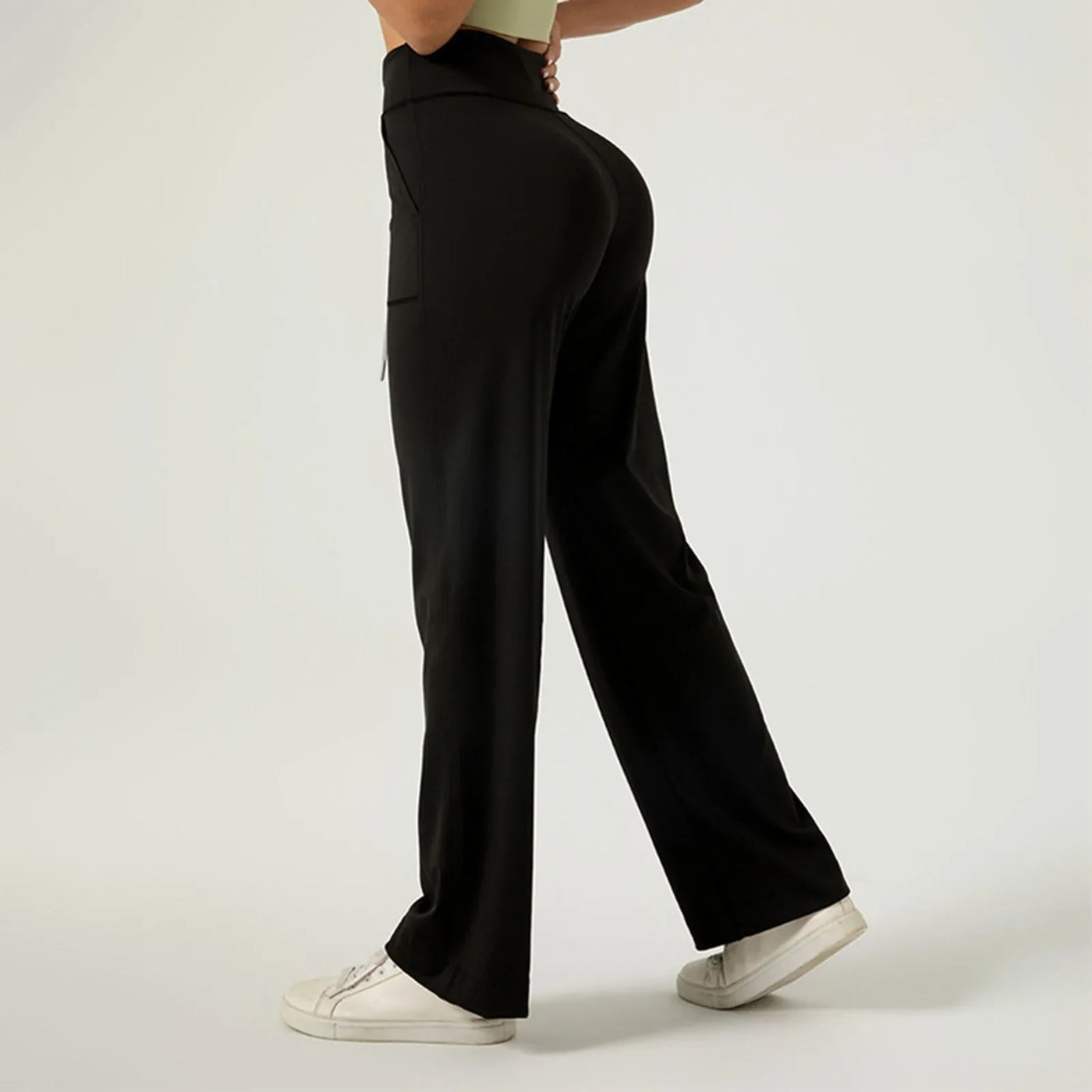 Women's Yoga Wide Leg Pants With Pockets