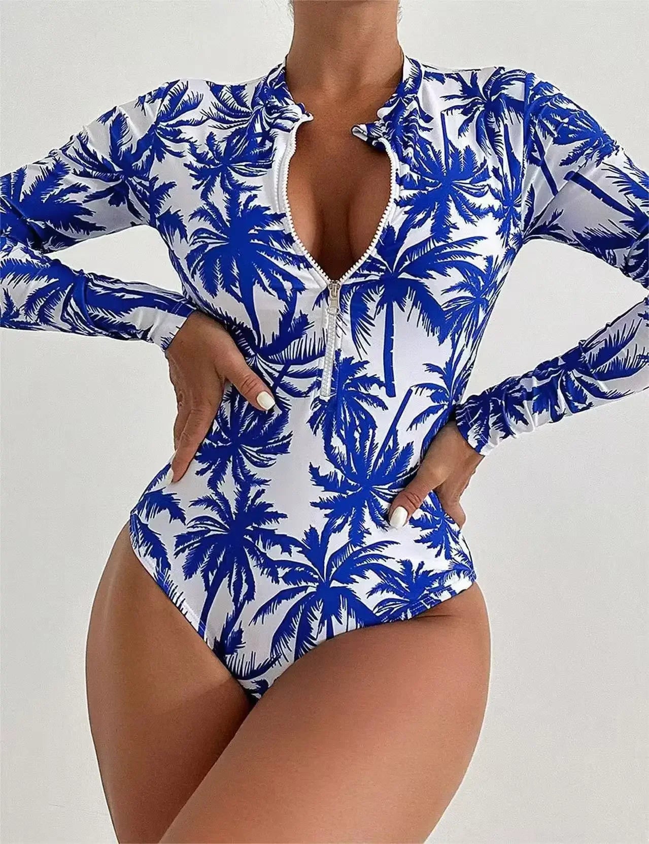 Women Sexy Swimwear One-piece Bathing Swimming Suit Printed Surfing Suits Beachwear Clothing Fashion Bikinis Swimsuit Woman New