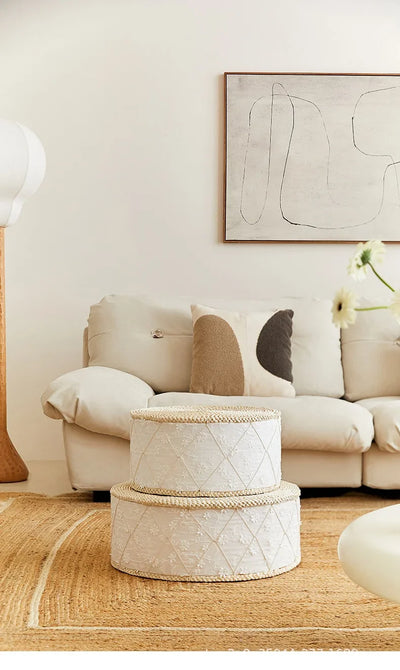 Cushion Not Collapse Home Floor Round Stool Thickened Lumbar Support Seat Cushion Straw Cushion New Arrival Bestseller Gift