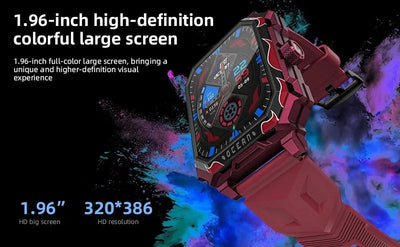 LOKMAT Ocean Max Sport Smart Watch New Flagship Waterproof Fitness Tracker BT Calls Smartwatches Heart Rate Blood Oxygon Monitor