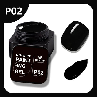 CHUNSU 3 In 1 Spider Gel Nail Polish No Wipe Functional UV Gel Creative Wire Drawing Liner Soak Off Magic Powder 5ML Clear  DIY