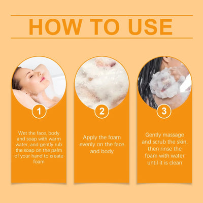 Turmeric Skincare Set Body Soap Anti Acne Dark Spot Corrector Improve Dry Skin Moisturizing Face Cream Brightening Facial Serum