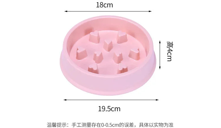 Portable Pet Dog Supplies, Puppy Feeding Food Dish, Slow Down Eating Feeder Bowl to Prevent Obesity, Dropshipping, 2023