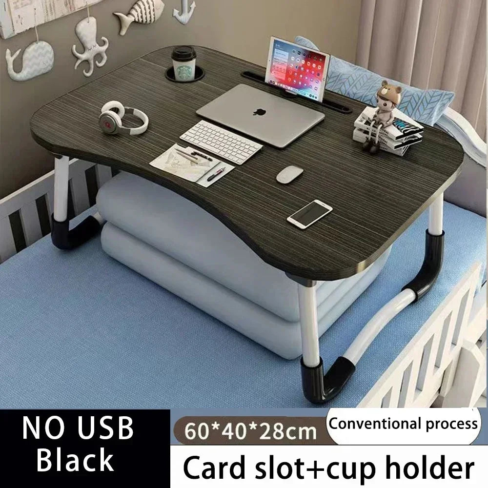 60cm Gaming Desk Home Folding Laptop Desk For Breakfast Bed Tray Height And Inclination Adjustable Folding Desk Tables Table