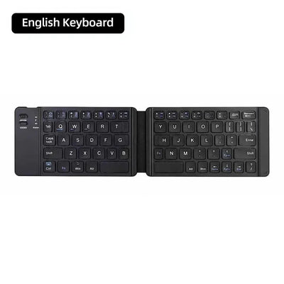 Mini Keyboard Wireless Folding Keyboard Bluetooth Foldable Keyboard With Touchpad for Windows Android iPad Phone Rechargeable