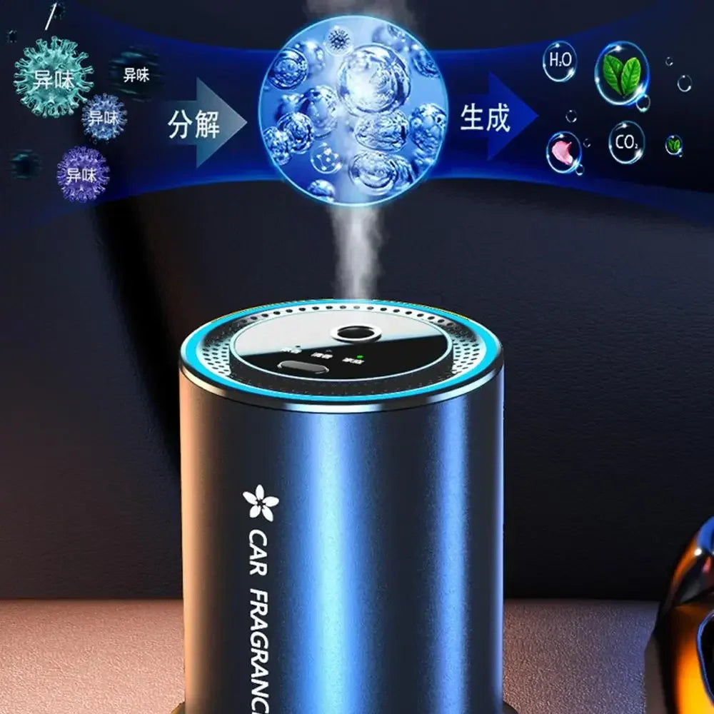 Car Essential Oil Diffuser - 50ml Capacity, Smart Rechargeable Aromatherapy, Remove Odors & Freshen Air in Your Car