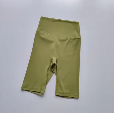 Women's Biker Shorts, High Waist Workout Shorts with Cooling Technology, Seamless Yoga Shorts for Gym & Cycling