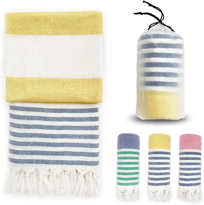 Turkish Beach Towels 39*7" Oversized  Quick Dry Sand Free  Bath  Pool Gym and Bathroom