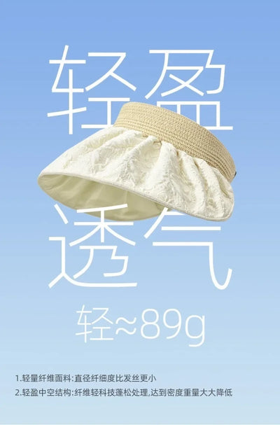 Sunscreen Hat Premium Women's Summer UV Protection Double-sided Shell Hat Sun Hat Empty Top Sun Hat Summer Eaves Hats for Women2