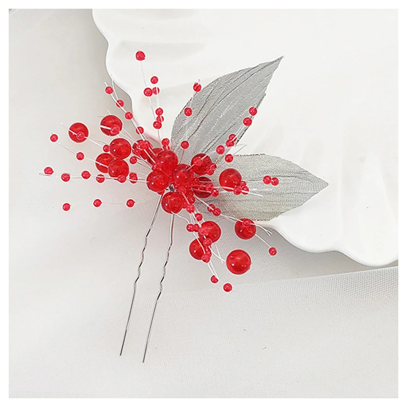 Fashion Crystal Wedding Hairpin Hair Accessories U-shaped Hairpins Bridal Hair Jewelry Rhinestone Women Hair Clips Headpieces