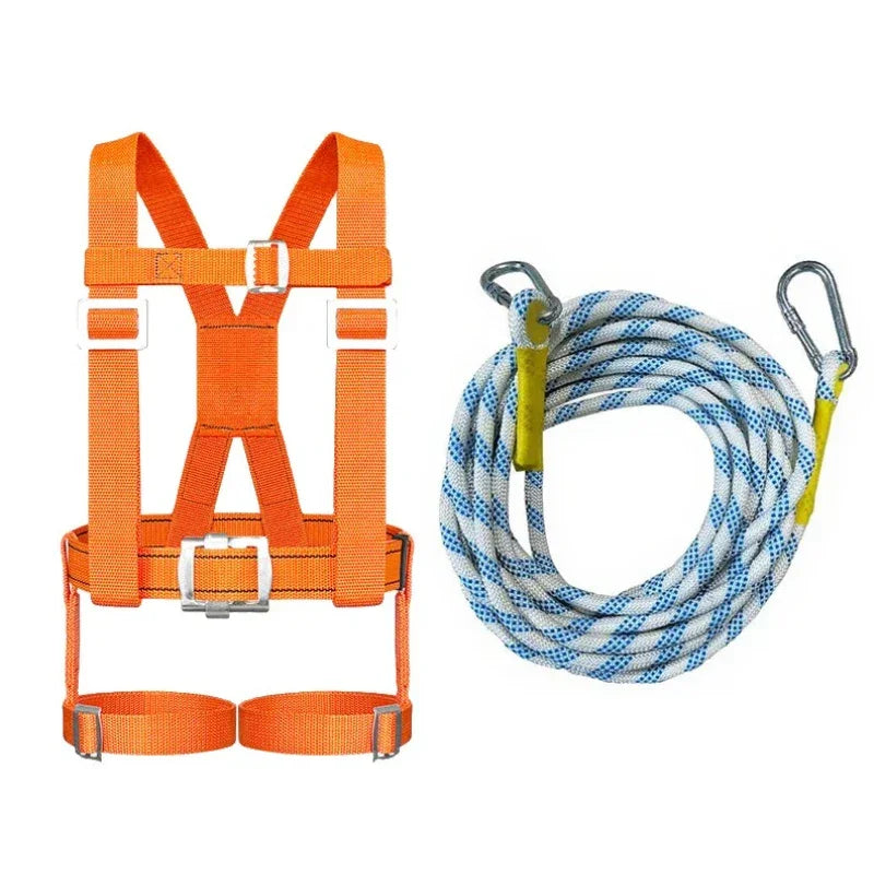 Outdoor Safety Harness Five-point High Altitude Work Safety Belt Adjustable Safety Vests Outdoor Rock Climbing Protect Equipment