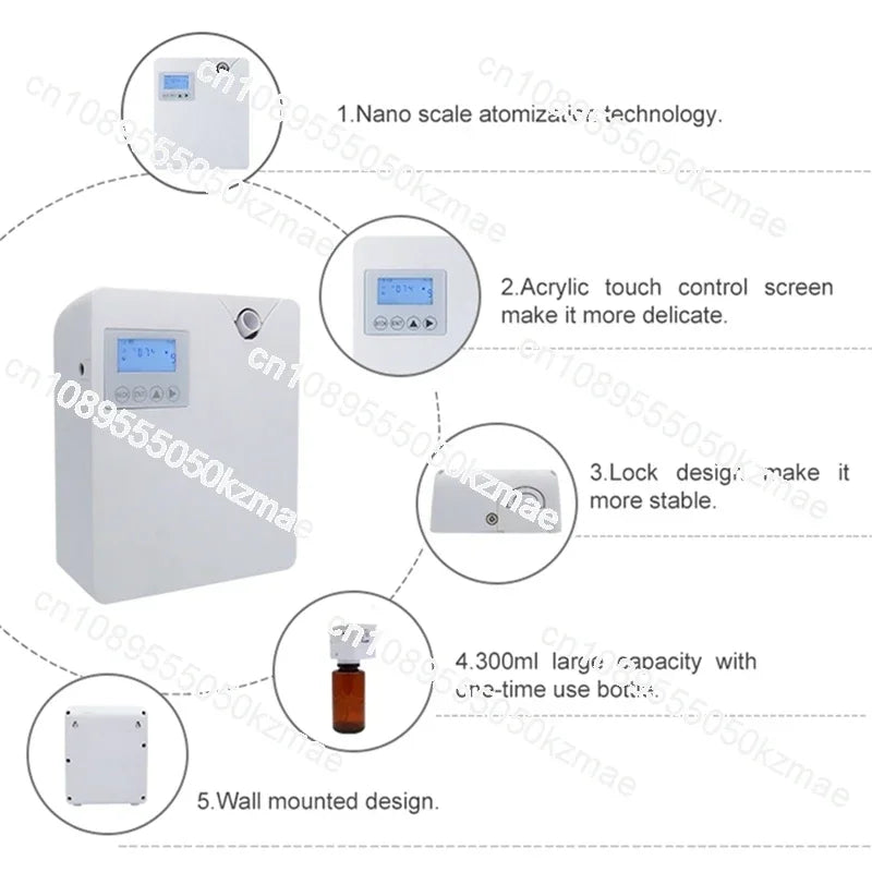 Aroma Diffuser for Home Air Fresheners Sprayer Aromatherapy Hotel Scenting Device Smart Room Fragrance Machine App Control