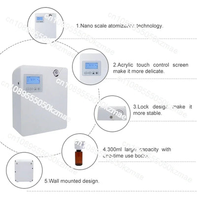 Aroma Diffuser for Home Air Fresheners Sprayer Aromatherapy Hotel Scenting Device Smart Room Fragrance Machine App Control