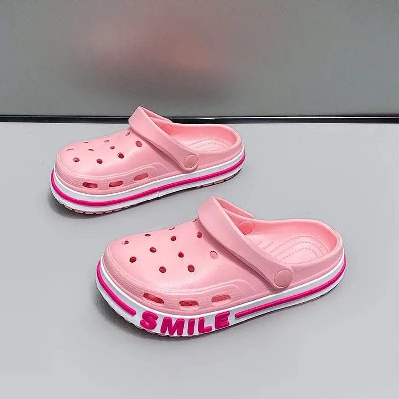 Luxury Children Clogs Girls Boy Slippers Sandals Summer Beach Indoor Slides Thick Sole Comfortable Sports Boy Shoes Slippers