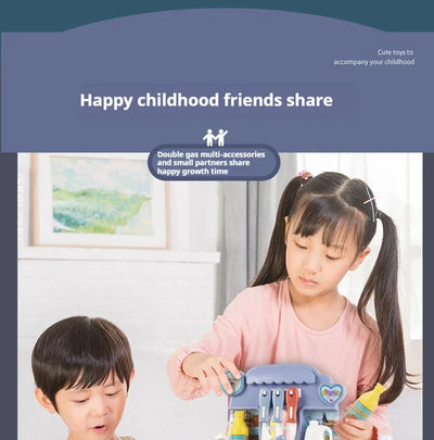 Simulated Kitchen Toys Kitchenware Lighting and Sounds Cooking Game Set Children Fun Educational Toy Educational Toys Boys Girls