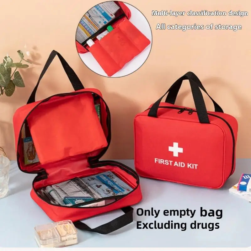 Compact Medical Pouch, Portable First Aid Kit Bag for Emergency, Home and Outdoor Activities