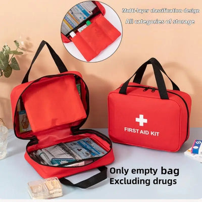 Compact Medical Pouch, Portable First Aid Kit Bag for Emergency, Home and Outdoor Activities