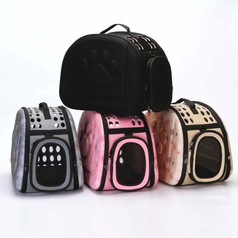 Cat Puppy Carrier Backpack Fashion Breathable 4 Colors Pet Single Shoulder Bags for Cats Small Dogs Outdoor Traveling Supplies