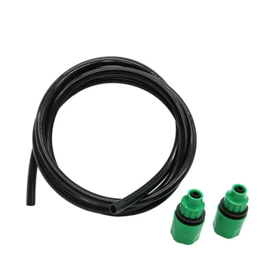 Garden Irrigation Black Hose Gardening Watering Hose 8/11 mm Flexible Water Pipe 5m/10m/20m 3/8" Pipe with Quick Connector 1 Set